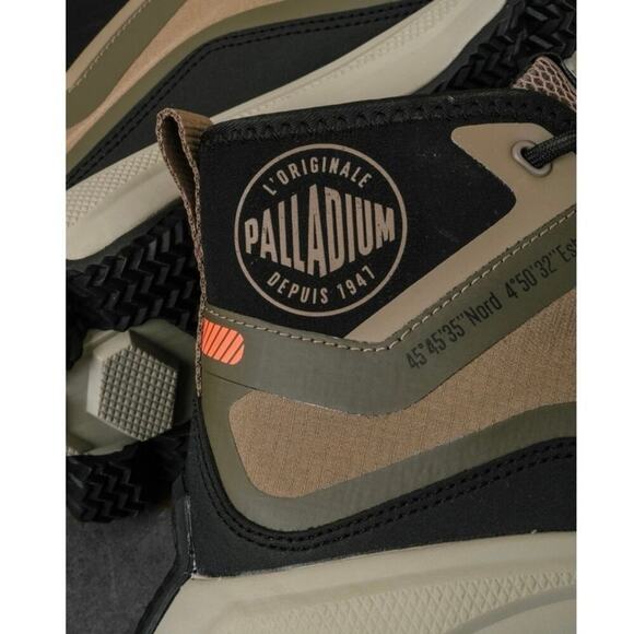 PALLADIUM Thunder Mid Boots Size Mens US 12 / Euro 46 New in Box MSRP $190 SOO - Picture 9 of 14